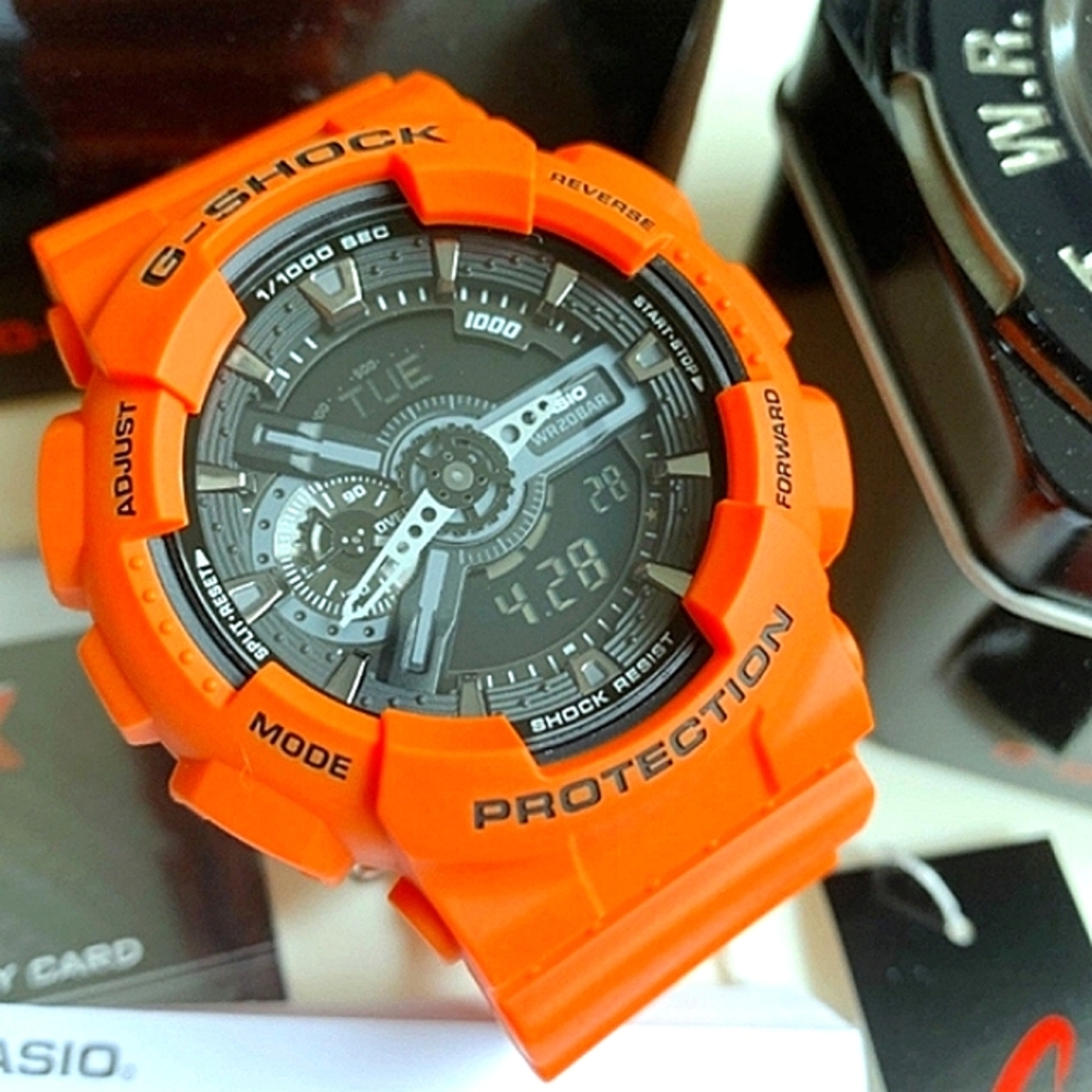 Casio Orange Bengal & Triple Black Premium G-Shock - Picture 4 of 9